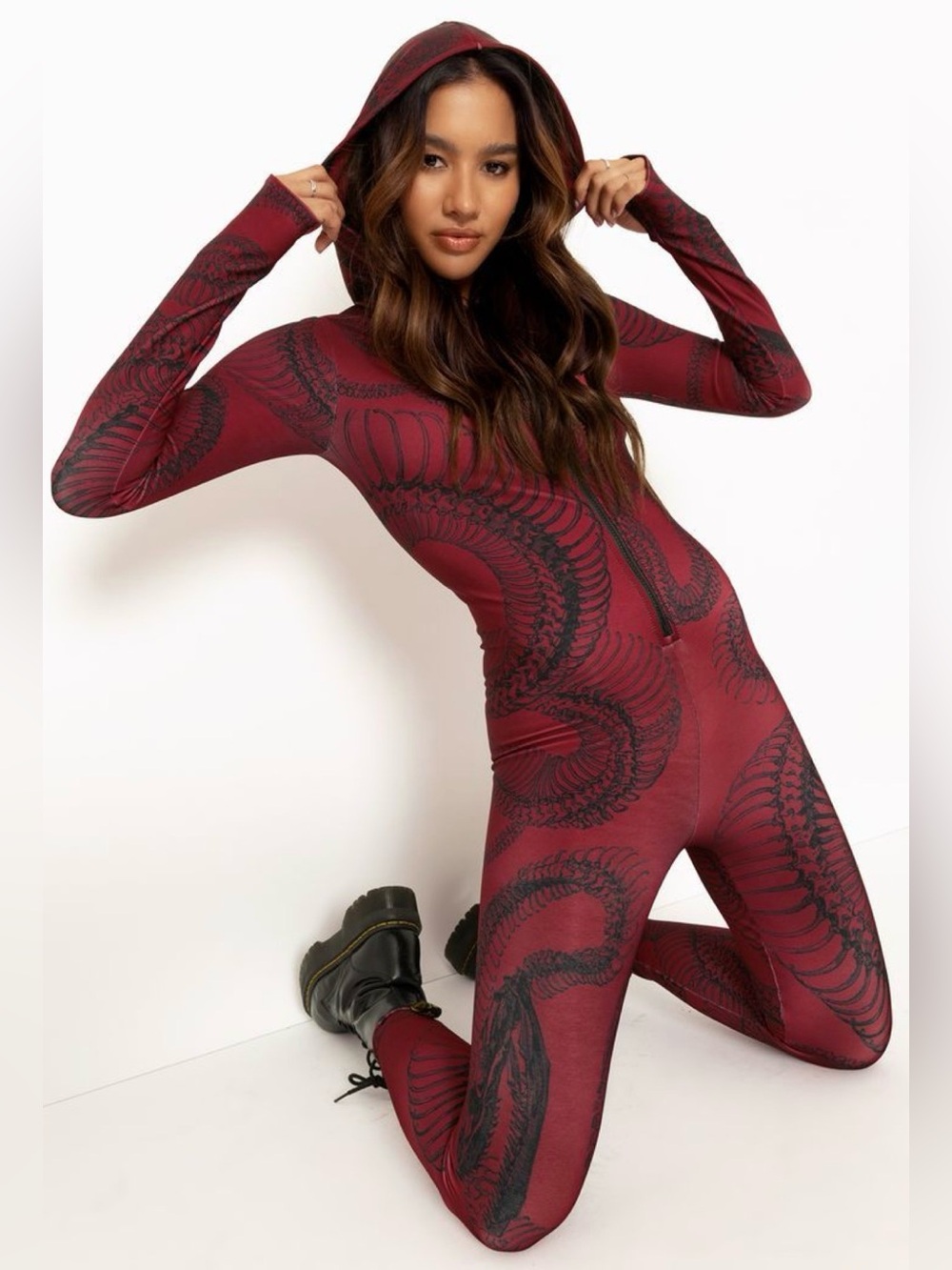 Blackmilk Dead Snake Red Snugglesuit